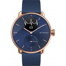 Withings Scanwatch EKG , Blue & Rose 38мм часы